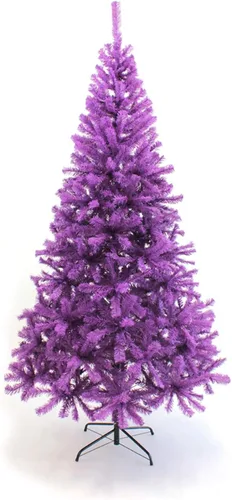 Vista 7 de Perfect Holiday Árbol de Navidad de pino canadiense negro de 4 pies 291 puntas, diámetro 30 pulgadas Incluye soporte de metal (PVC-4BLK)