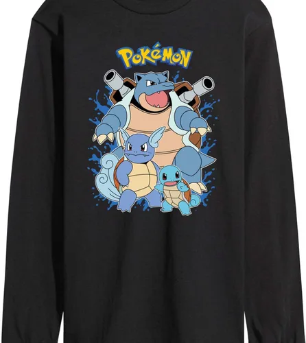 Vista 36 de HYBRID APPAREL - Team Pokémon - Camiseta de manga larga para hombre