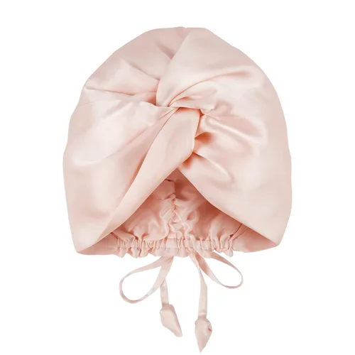 Vista 17 de OLESILK - Gorro de seda para dormir para mujeres: 100% seda de morera de 22 momme, ajuste ajustable para el cuidado del cabello nocturno, sin Negro