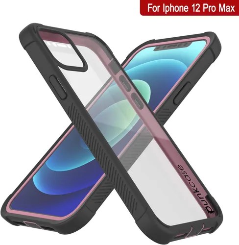 Vista 6 de [Usado] PunkCase Funda [Serie Spartan] Funda transparente resistente con protector de pantalla integrado, protección de cuerpo completo ultra