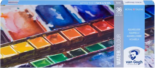 Vista 11 de Van Gogh - Juego de pinturas para acuarela, juego de tubos 10x10 ml Pintura de acuarela de grado profesional con alta resistencia a la luz