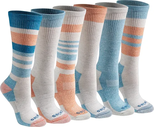 Vista 16 de Dickies Women's Dri-Tech Fashion Moisture Control Crew Socks (6, 12 Pairs)