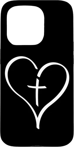 Vista 14 de Blessed Christian Heart Jesus Cross Christian Catholics Cute Case for iPhone 16