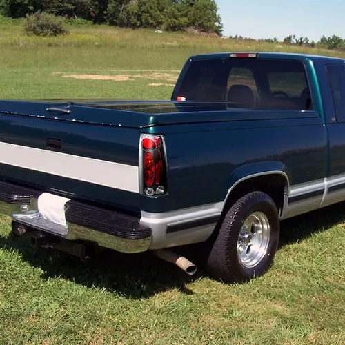 Vista 2 de SPEC-D TUNING Luces traseras de lente transparente de carcasa negra compatibles con Chevy C/K C10 1500/2500/3500 1988-1998, Silverado Sierra, Blazer