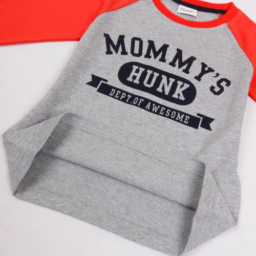 Vista 7 de Coralup Conjunto unisex de algodón de 2 piezas de camisa y pantalones de manga larga para niños pequeños