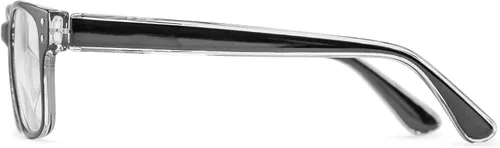 Vista 3 de Foster Grant mens Tristan Pop of Power Bifocal Style Blue Light Square Reading Glasses