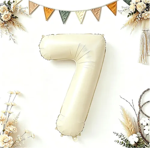Vista 180 de Globos grandes de 40 pulgadas de números del 0 al 9, globos numéricos para decoración de fiesta de cumpleaños, globos de helio de aluminio