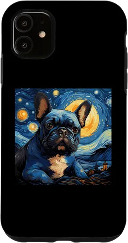 Vista 8 de Van Gogh Dog French Bulldog Case for iPhone 16