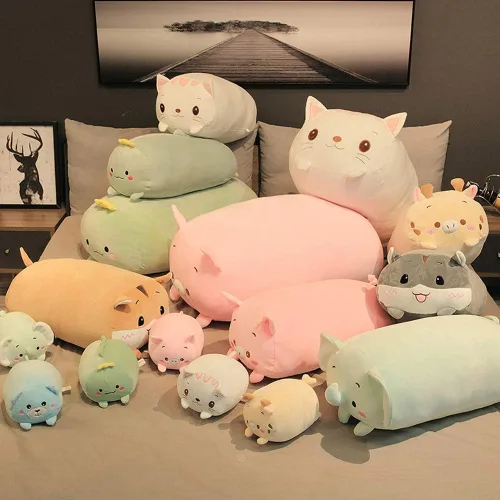 Vista 6 de Almohada de peluche de diseño de animales, para abrazar