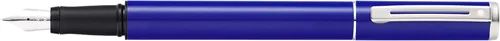 Vista 16 de Pluma estilográfica Sheaffer Pop con borde cromado y punta media, en caja de regalo, Clásico - Lila