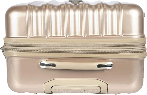 Vista 7 de Kensie Alma - Equipaje rígido con ruedas giratorias para mujer, Oro pálido), T-57903-PG