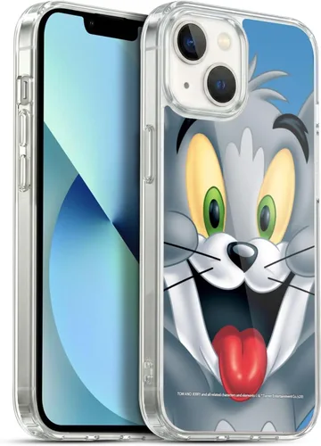 Vista 49 de Head Case Designs Funda de gel de cara completa con licencia oficial de Tom y Jerry Jerry [protección de grado militar] compatible con Apple iPhone