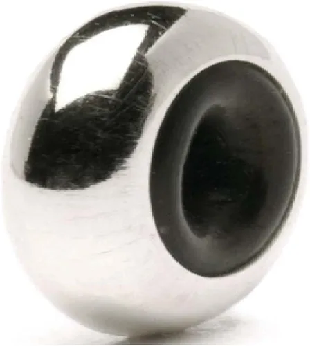 Vista 3 de Auténtico tapón de plata de ley 10401 de Trollbeads, plateado, Plata esterlina, No es una piedra preciosa