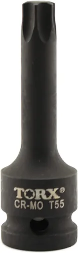 Vista 8 de TMAX 9p T20-T70 3" Torx Star 6 puntos negro impacto broca zócalo, 1/2