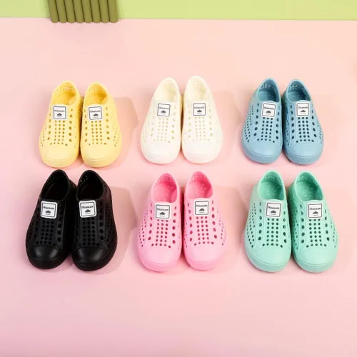 Vista 5 de Zapatos de agua para niños, ligeros, transpirables, sandalias para exteriores e interiores