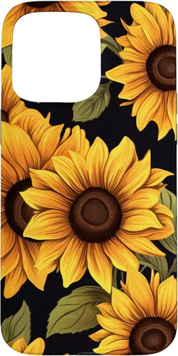 Vista 31 de Aesthetic Sunflowers Funda con diseño de flores silvestres para iPhone 17