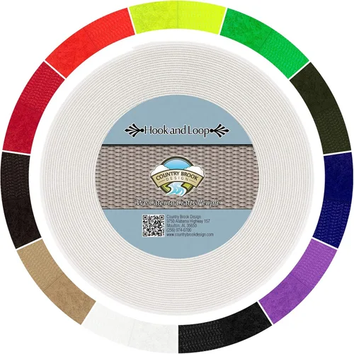 Vista 14 de Country Brook Design Cierre de velcro para coser no adhesivo de 2 pulgadas (beige, 5 yardas)
