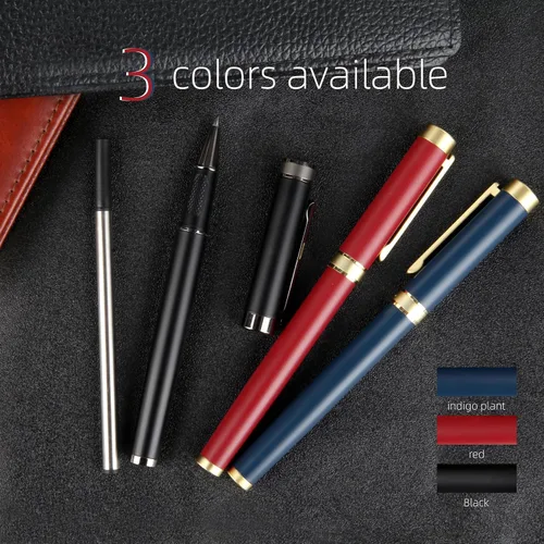Vista 6 de Impresionantes bolígrafos de lujo, bonitos bolígrafos para hombre, cobre puro, sensación pesada, bolígrafo ejecutivo de oficina, bolígrafos