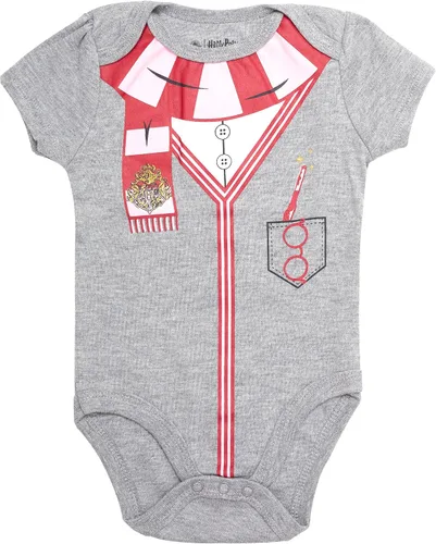 Vista 4 de Harry Potter Paquete de 5 mamelucos para bebé, regalos para bebés, paquete múltiple
