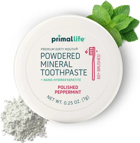 Vista 12 de Primal Life Organics - Dirty Mouth Polvo Dental, Polvo de Limpieza Dental, Aceites Esenciales Saborizados con Caolín Natural y Arcilla de Bentonita