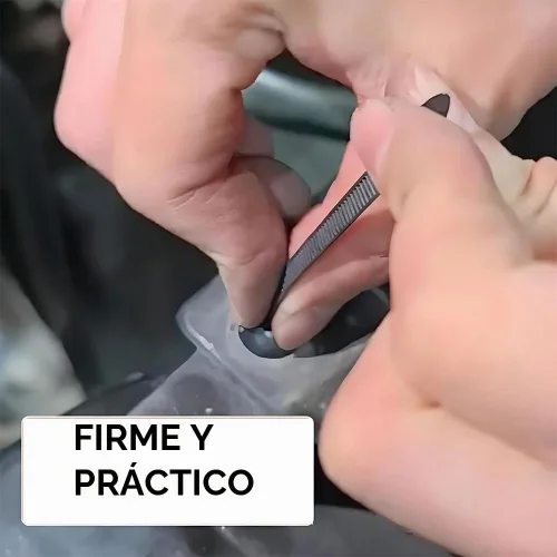 Vista 2 de Hebillas de bridas de cable universales de nylon con cierre de cremallera, herramienta de bridas de plástico multiusos 2025 mejorada, nueva hebilla
