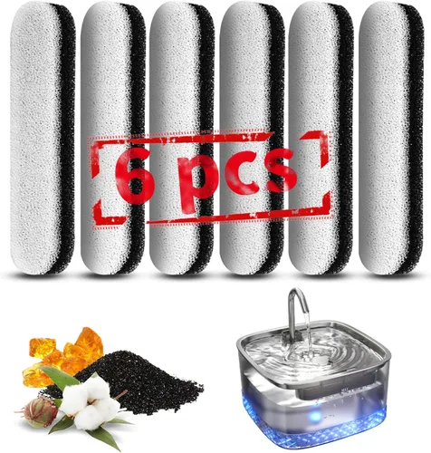 Vista 4 de Bomba de repuesto para fuente de agua para gatos, bomba ultra silenciosa con luz LED, compatible con fuente de agua MAILOFY WF220 para gatos de 75