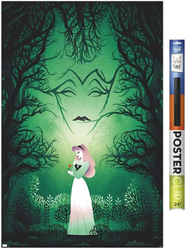 Vista 16 de Trends International Disney Princess - Póster de pared de La Bella Durmiente - Good vs Evil de 14.725 x 22.375 pulgadas, versión enmarcada de madera