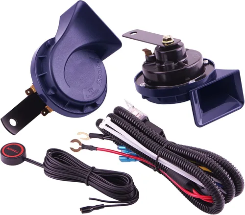 Vista 10 de Bocinas de coche multitono ajustan bocina eléctrica de bocina gemela de 12