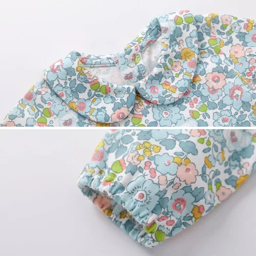 Vista 132 de pureborn Vestido de bebé niña 0-24 meses