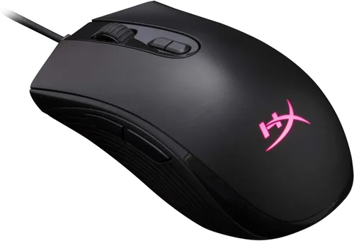 Vista 3 de HyperX Pulsefire Core - Mouse RGB para juegos efectos de luz RGB controlados por software y personalización macro sensor Pixart 3327 de hasta 6200