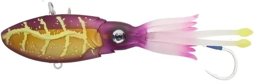 Vista 39 de Nomad Design Señuelo de pesca vibratorio patentado original de Squidtrex – Señuelo de plástico suave TPE con aroma añadido para agua salada