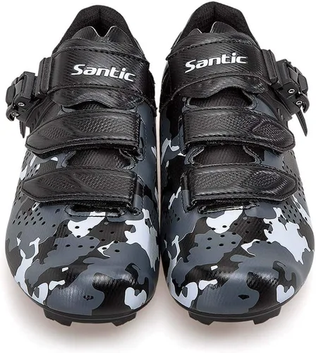 Vista 3 de Santic Zapatos de ciclismo unisex para interiores, zapatos de bicicleta de carretera, zapatos de equitación para hombres y mujeres