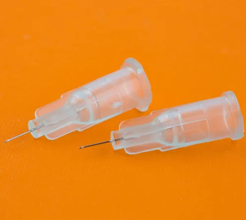 Vista 2 de Aguja desechable 32Ga de 0.16 pulgadas, cada una envuelta individualmente, paquete de 100 (32G-0.157 in-100pcs)