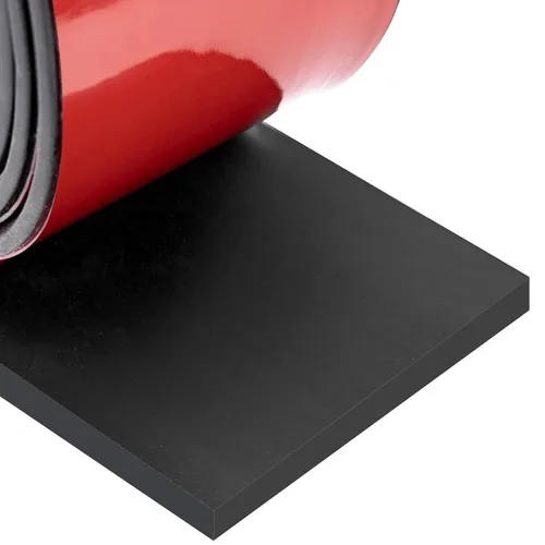 Vista 11 de Tiras de goma de neopreno con parte trasera adhesiva, junta autoadhesiva para acolchado de alfombrilla, 1 pulgada de ancho x 1/5 pulgadas de grosor