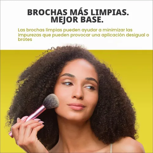 Vista 5 de Cinema Secrets Solución limpiadora de brochas de maquillaje original, limpiador profesional para brochas de maquillaje, fórmula de secado rápido