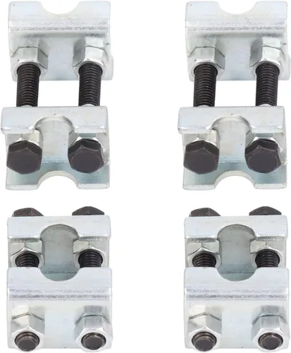 Vista 9 de Acouto Compresor de resorte helicoidal ajustable 4 unids Mini compresor de resorte de bobina 2 vías ajustable espaciador de resorte de acero al