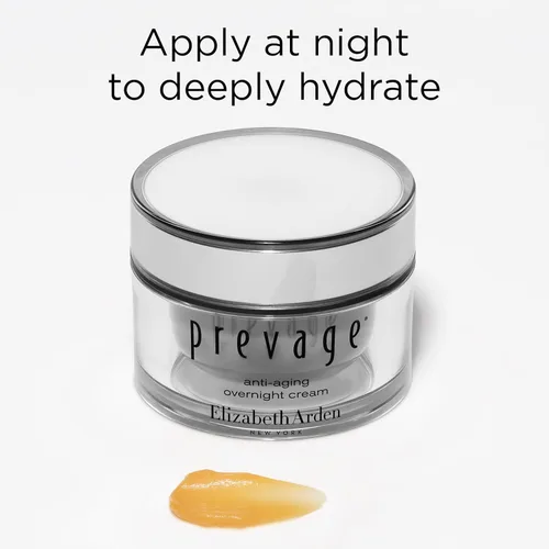 Vista 10 de Elizabeth Arden PREVAGE Crema de noche antienvejecimiento para mujeres, hidratante facial hidratante, reafirmante, reduce líneas finas y arrugas