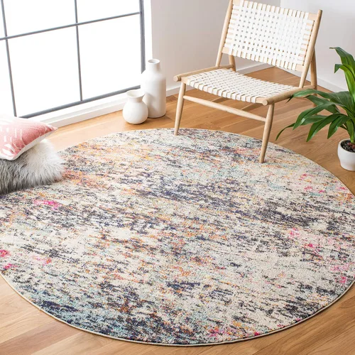Vista 24 de SAFAVIEH Colección Madison - Alfombra de acento 2'2" x 4', negro y dorado, diseño abstracto moderno, no desprende pelusa y fácil cuidado, ideal