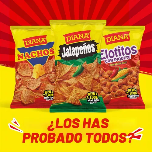 Vista 6 de Diana Elotitos - Snacks de maíz para barbacoa, bolsas de 4.05 onzas, paquete de 8 Toasted whole corn kernels with bold BBQ seasoning for a crunchy