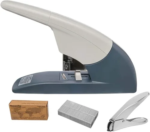 Vista 7 de PowerForce 70 - Engrapadora de oficina plana resistente, de 2 a 70 hojas con un tamaño de 3/8 pulgadas de longitud de pierna, incluye 400 grapas