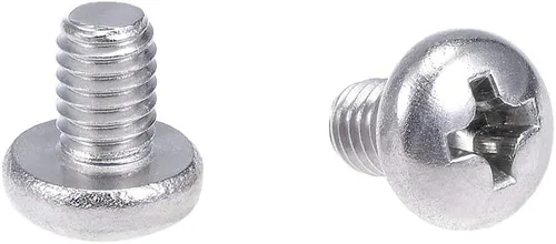 Vista 13 de uxcell Tornillos de máquina M4x5mm Pan Phillips Tornillo de cabeza cruzada 304 pernos de sujeción de acero inoxidable 20 piezas