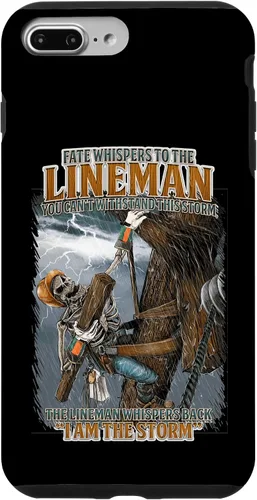 Vista 12 de Fate Whispers to The Lineman Proud Lineman Crew Job Pride Case for iPhone 17