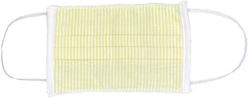 Vista 8 de Avery Hill Tapabocas en tela de algodón, lavable, reutilizable, protección contra el polvo y polución, Fishbone Turquesa Bronceado