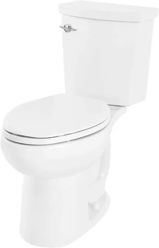 Vista 3 de American Standard H2Option ADA - Inodoro alargado de altura derecha con doble descarga - Palanca de viaje izquierda