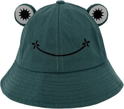 Vista 17 de Haoohu Gorra de algodón para adultos, diseño de rana, sombrero de sol para fiesta de disfraces
