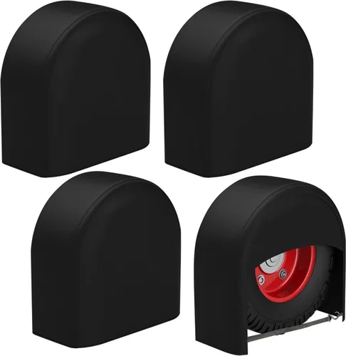 Vista 10 de K-Musculo - Juego de 2 fundas para neumáticos de RV, cubiertas impermeables para ruedas de RV, remolque de viaje, cámper, camión, SUV