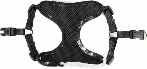 Vista 8 de Pet Life ® 'Bonatied' Arnés de malla reversible y transpirable de micromalla ajustable para perro y pajarita