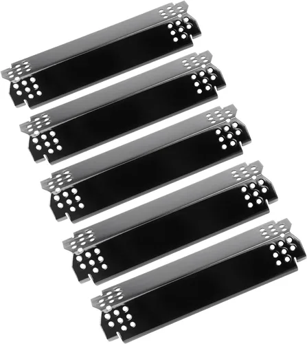 Vista 8 de Placas de calor de parrilla de repuesto Barbqtime para Nexgrill, carpas de calor de acero porcelánico para Nexgrill de Home Depot de 4 quemadores a