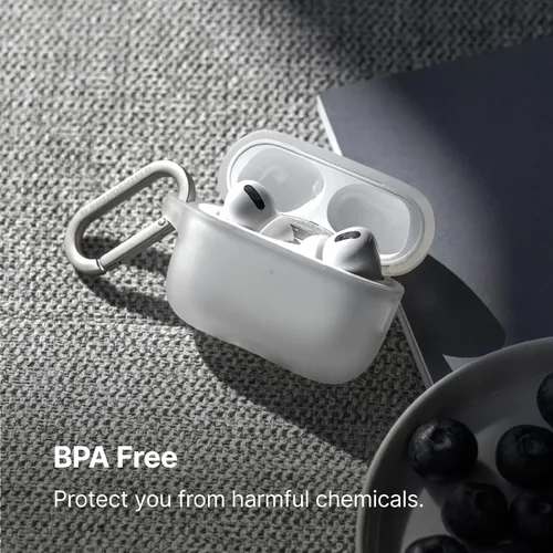 Vista 5 de RHINOSHIELD Funda de auriculares para AirPods 4 - Gris ceniza