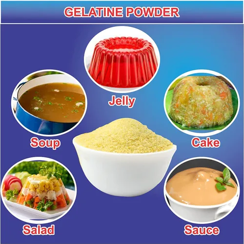 Vista 6 de Neotea Polvo de gelatina original en polvo de gelatina comestible puro perfecto para gelatinas, postres, pudines y más, gelatina premium de estándar